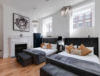80 Rodney Street - Grey Twin Double Room