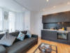 80 Rodney Street - Sofa and Kitchen