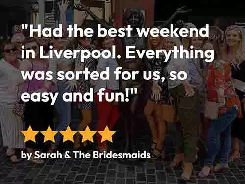 Sarah's Liverpool Hen Parties Customer Review Sarah's Liverpool Hen Parties Customer Review