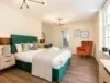 Rodney St Townhouse - Turquoise Bedroom